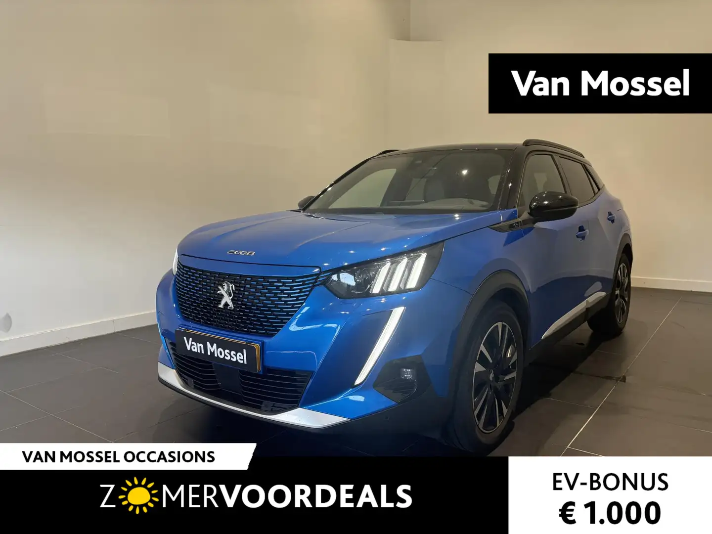 Peugeot e-2008 EV GT 50 kWh | LED | Apple Carplay & Android Auto Blauw - 1