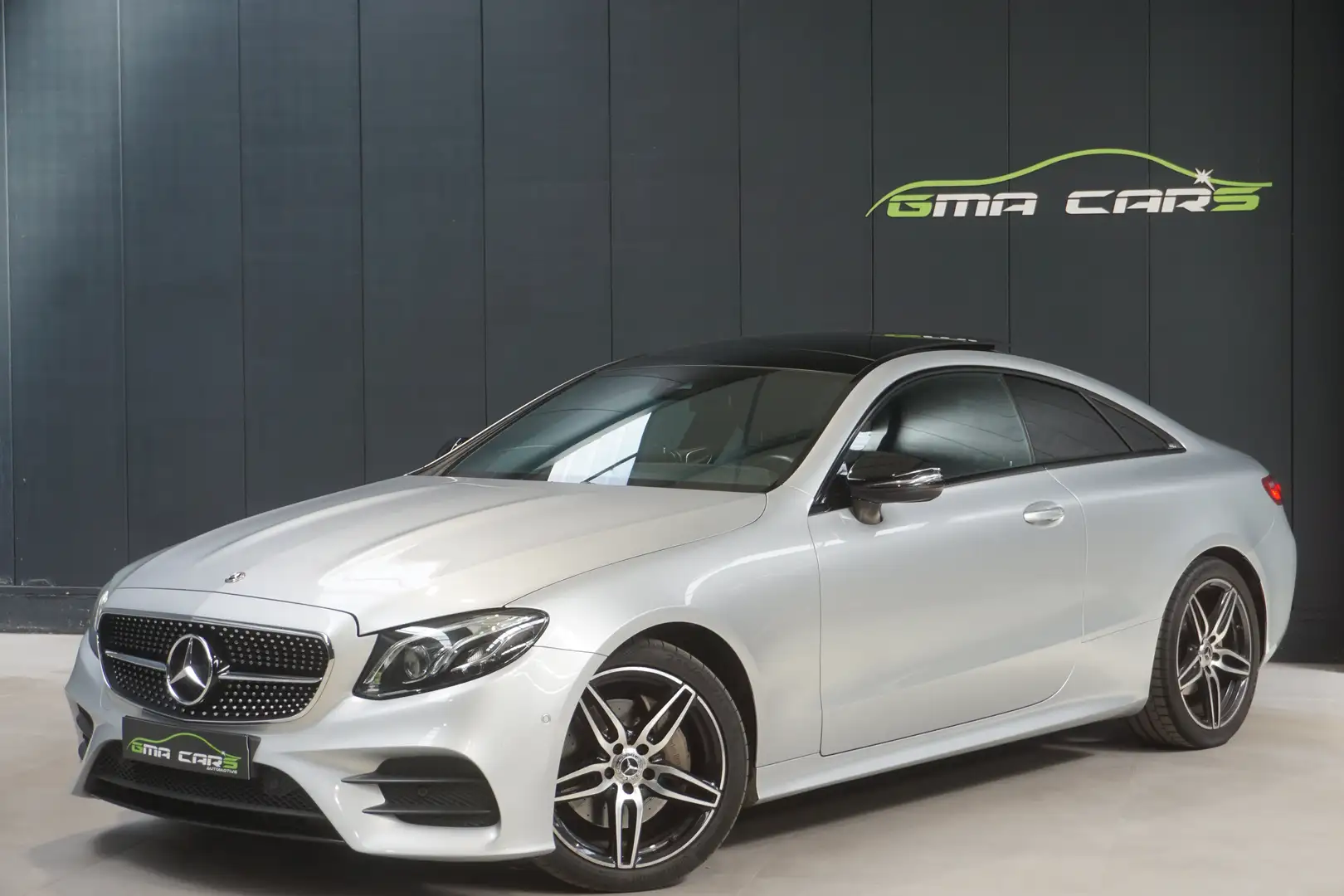 Mercedes-Benz E 300 d Coupe 9G-TRONIC AMG Pack-Nav-Pano-Garantie Zilver - 1