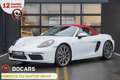 Porsche 718 2.0 Turbo 300pk PDK Boxster| Cabrio |Full Leader | Blanc - thumbnail 1