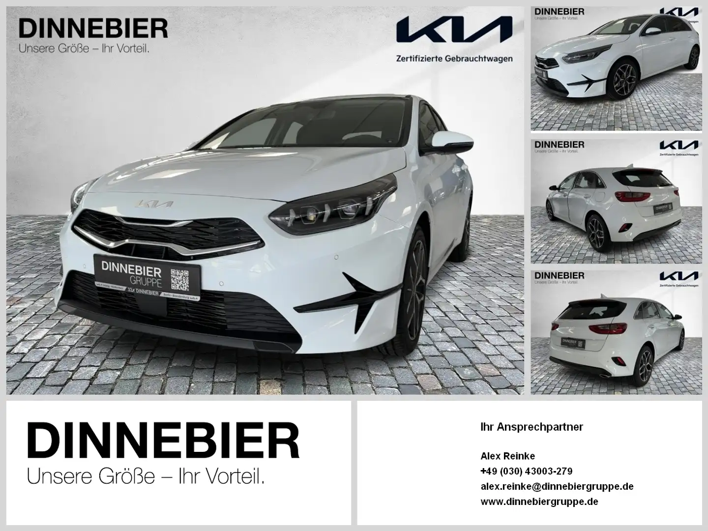 Kia Ceed / cee'd CEED Ultimate Edition 1.5T LED+Kamera+Navi Weiß - 1