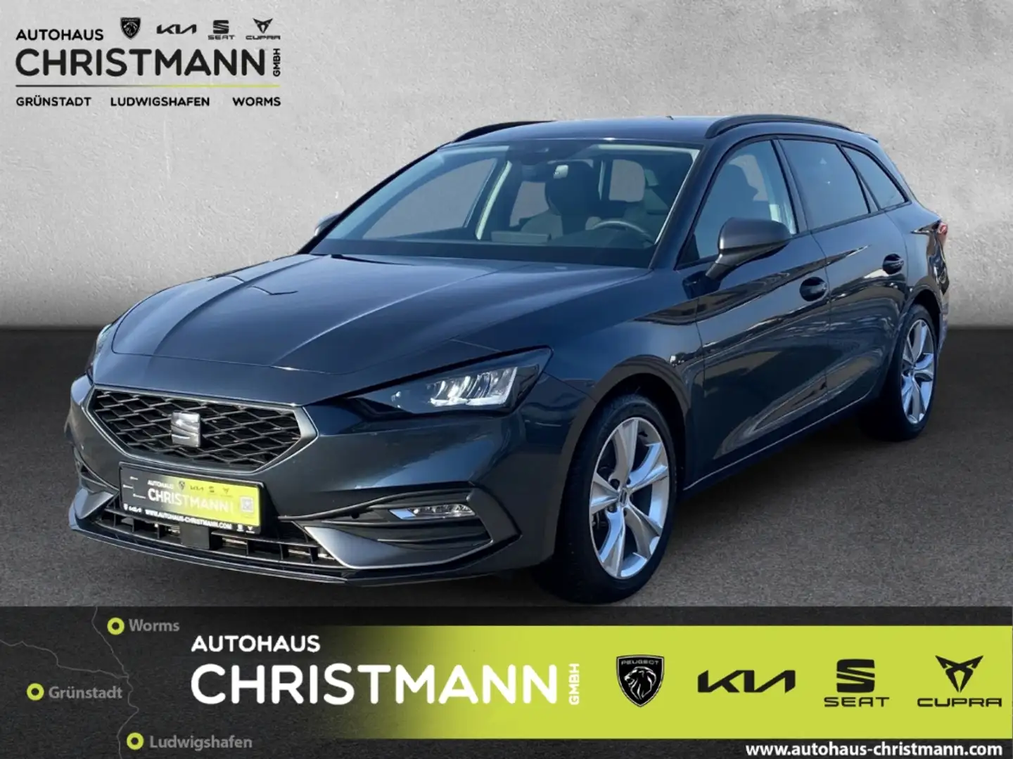 SEAT Leon Sportstourer FR 2.0 TDI EU6d Navi digitales Cockpi Grau - 1