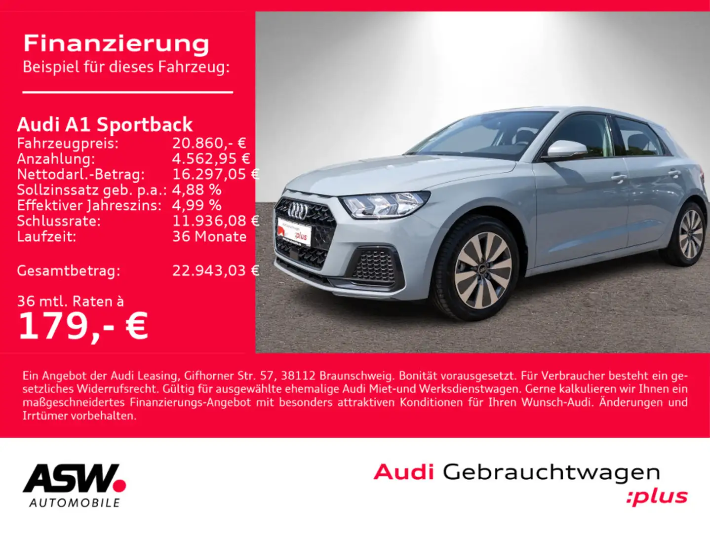 Audi A1 advanced 25TFSI Stronic PDC SHZ GRA Gris - 1