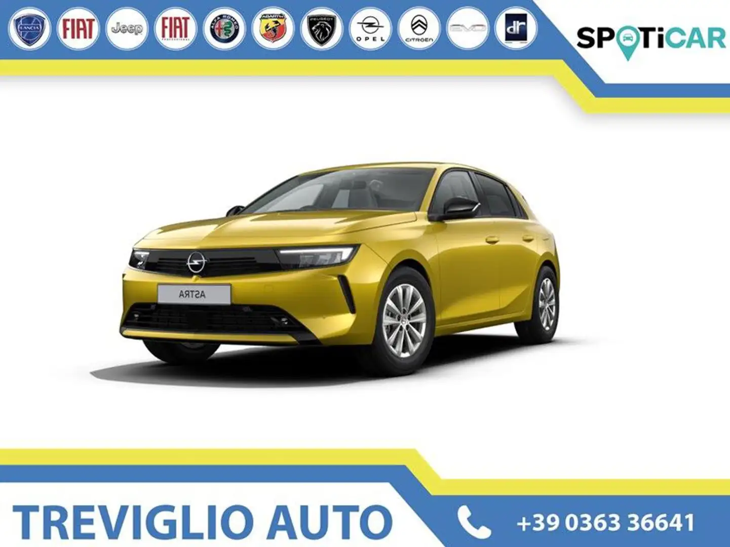 Opel Astra 1.2 Turbo 130CV EDITION+GS Giallo - 1