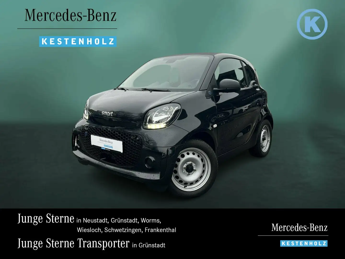 smart forTwo fortwo EQ 22 KW+TEMPOMAT+SITZHEIZ+BREMSASSISTENT Noir - 1