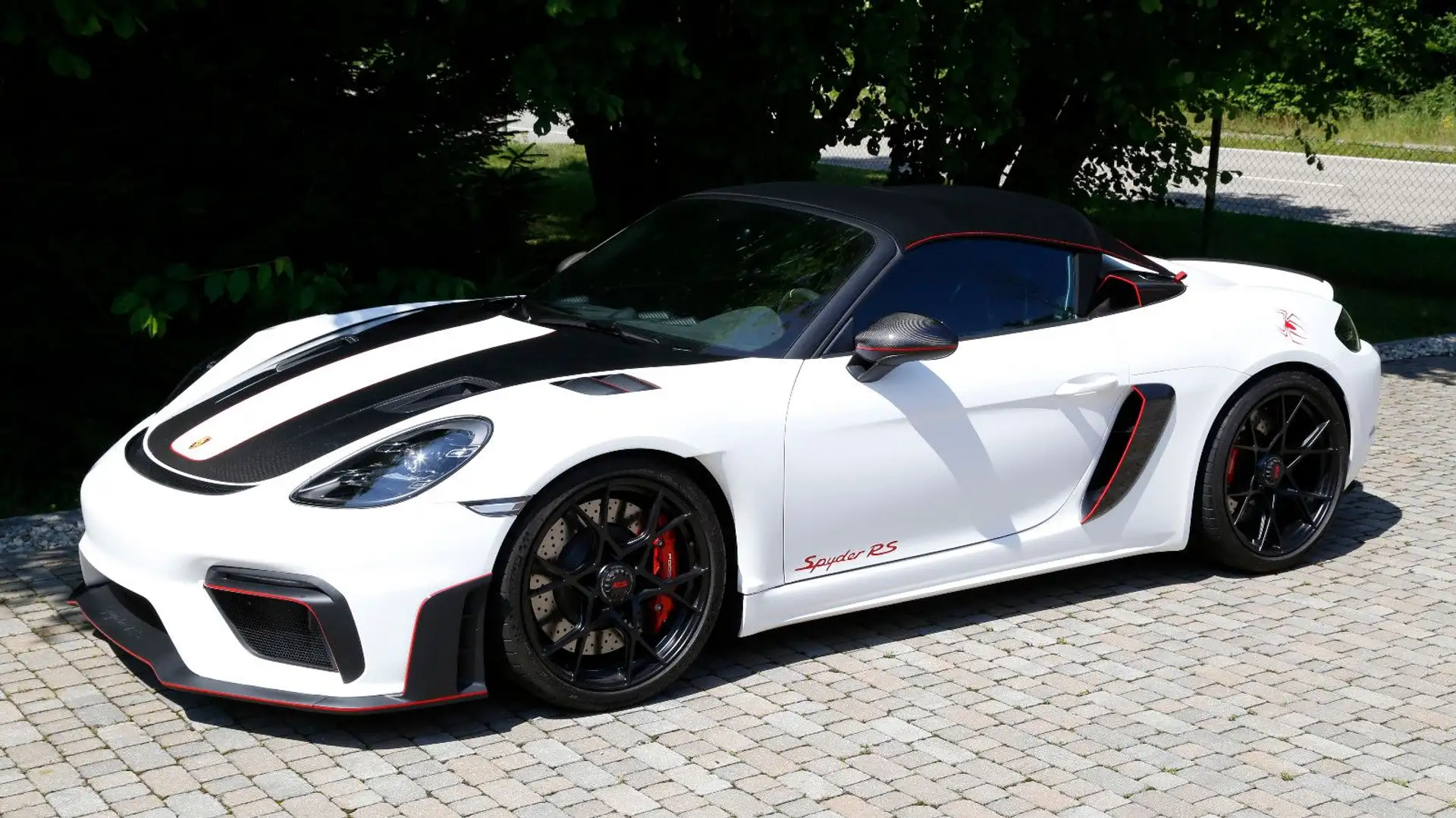 Porsche 718 Spyder RS,Weissach,Lift,komplett foiliert Weiß - 1