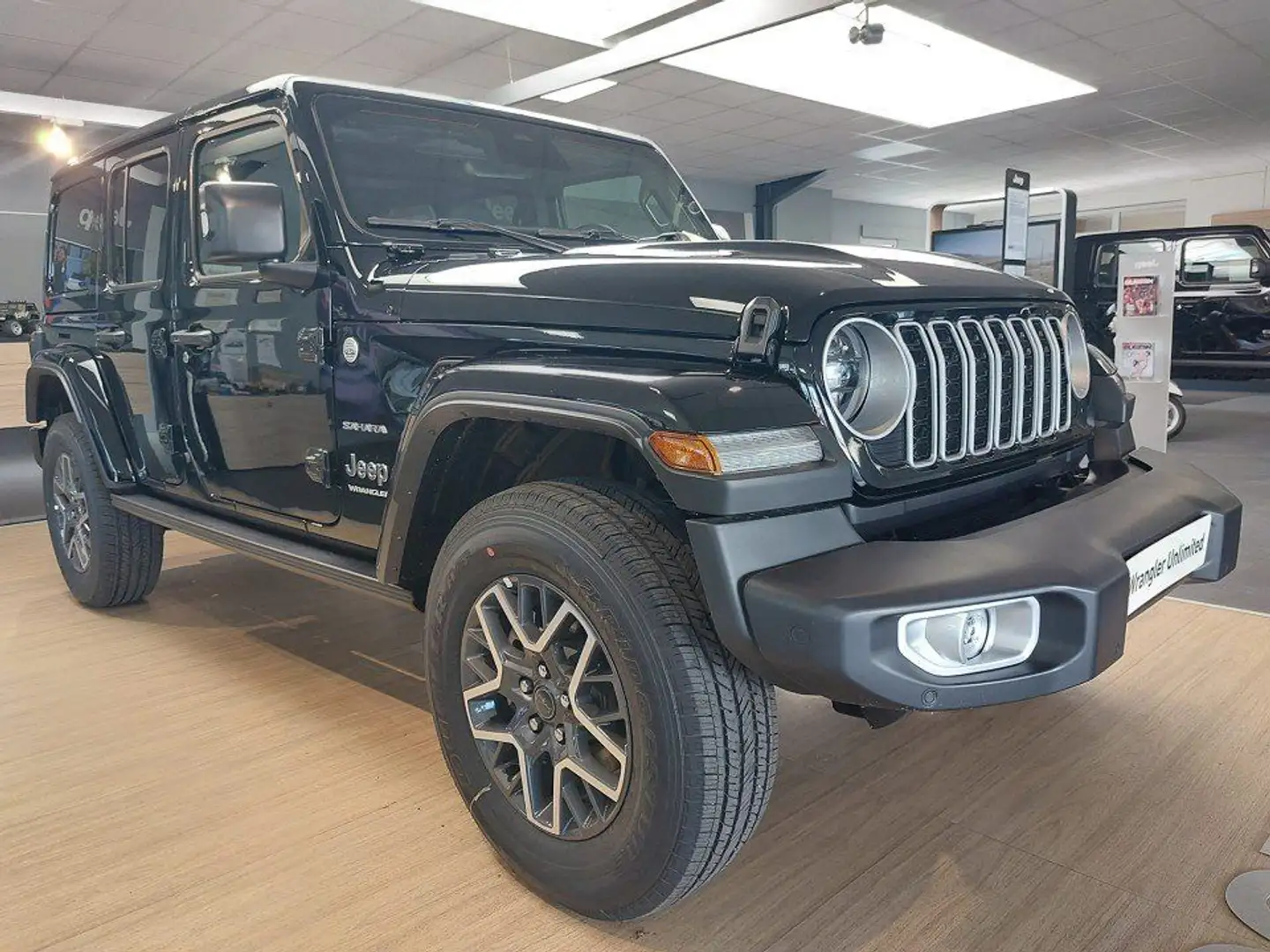 Jeep Wrangler Unlimited 2.0 272PS Sahara Navi Voll-Le Schwarz - 2