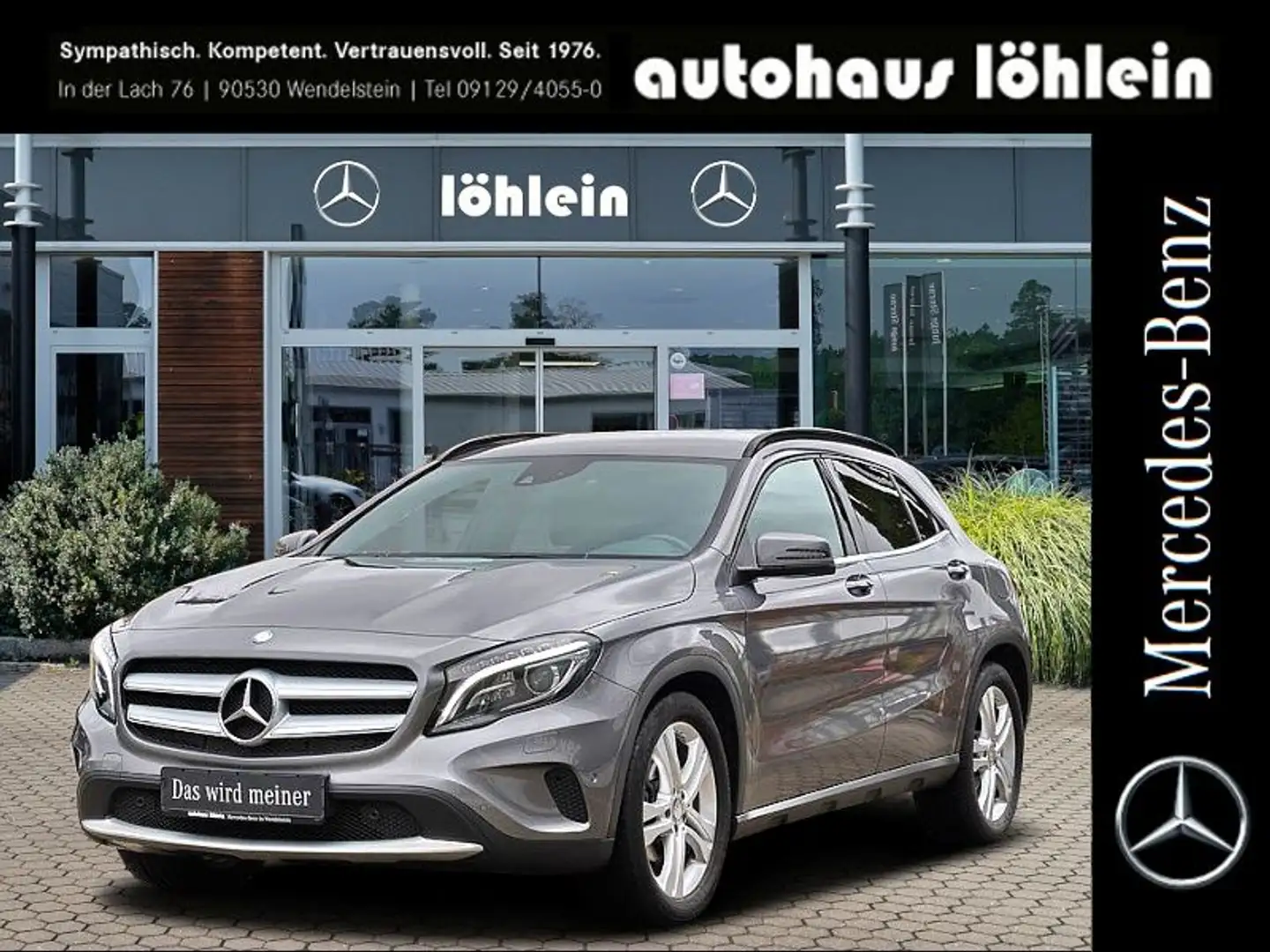Mercedes-Benz GLA 220 CDI Style MEMORY+PDC+KAM+SHZ+TOTW+EASY-P Gris - 1