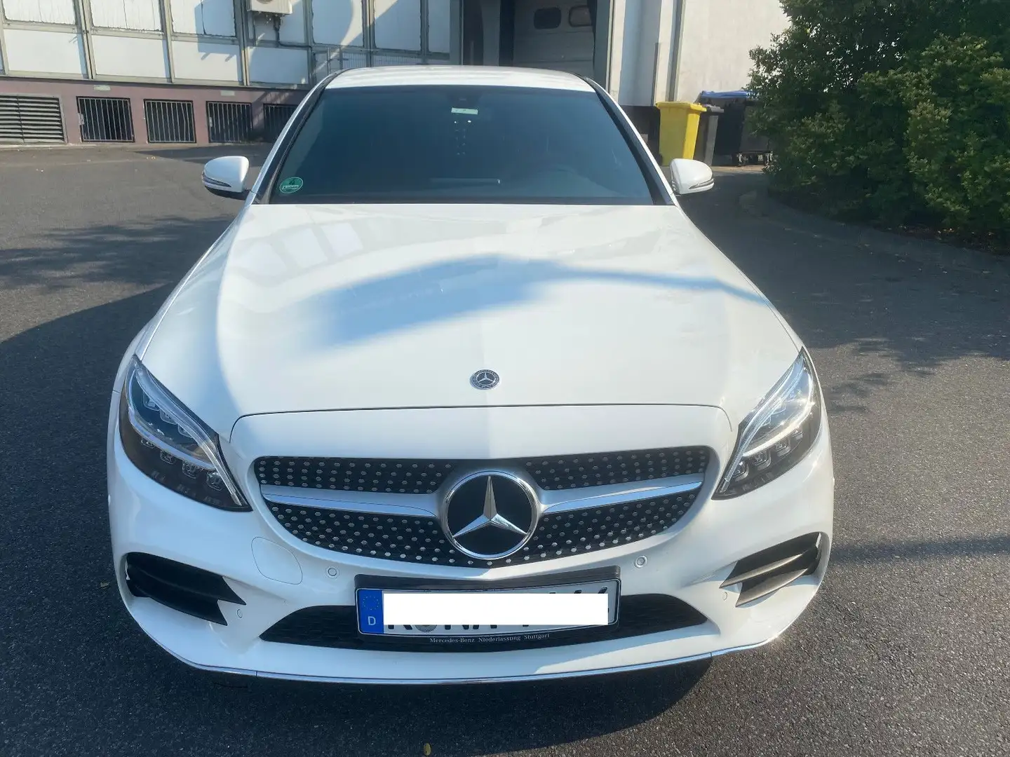 Mercedes-Benz C 220 D 4Matic - AMG -Line,Navi,Leder,LED, Blanc - 2