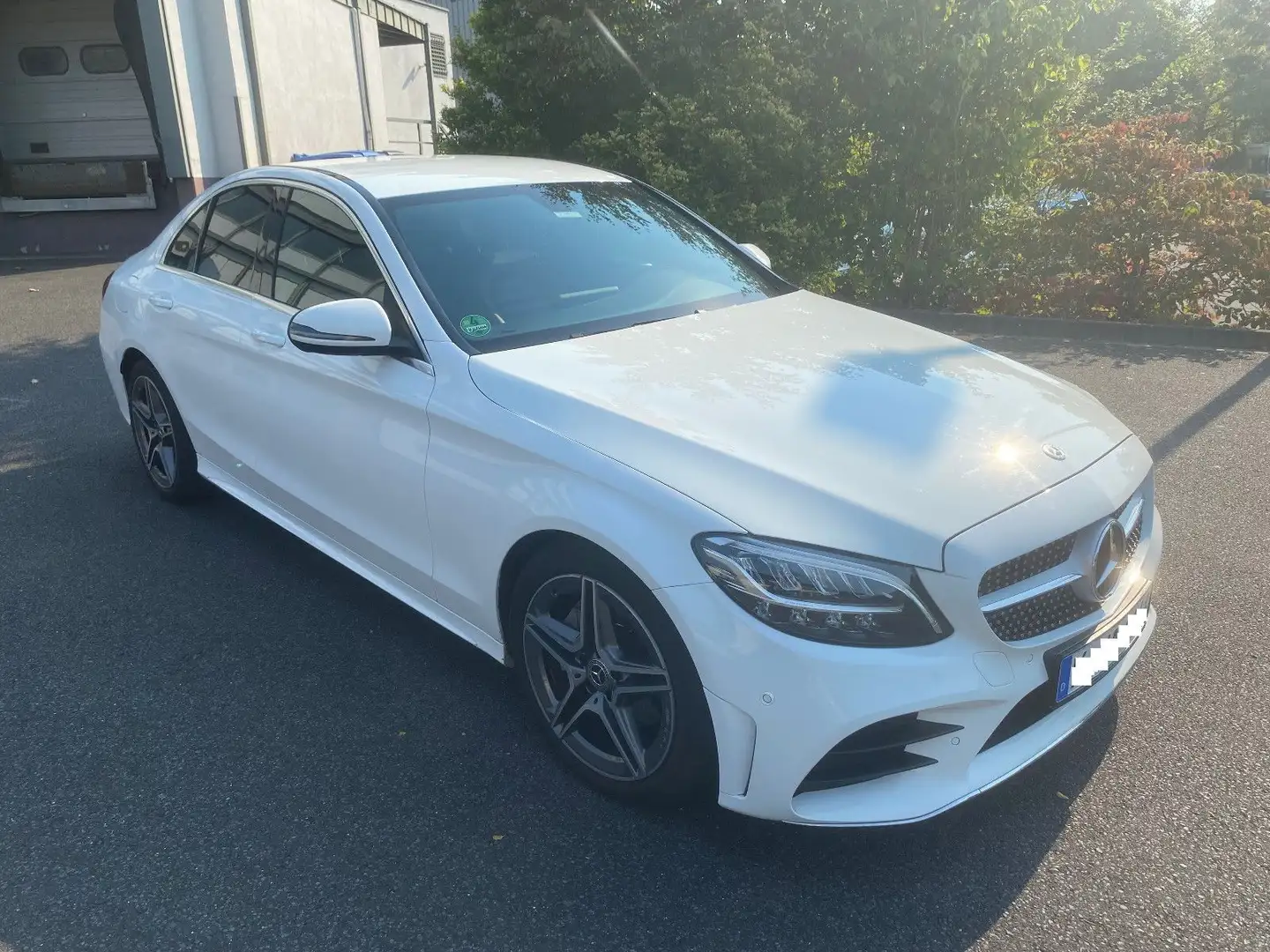 Mercedes-Benz C 220 D 4Matic - AMG -Line,Navi,Leder,LED, Blanc - 1