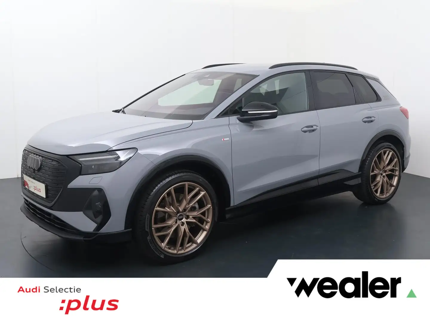 Audi Q4 e-tron 45 quattro S Edition 82 kWh | 286 PK | SoH 99% | T Gris - 1