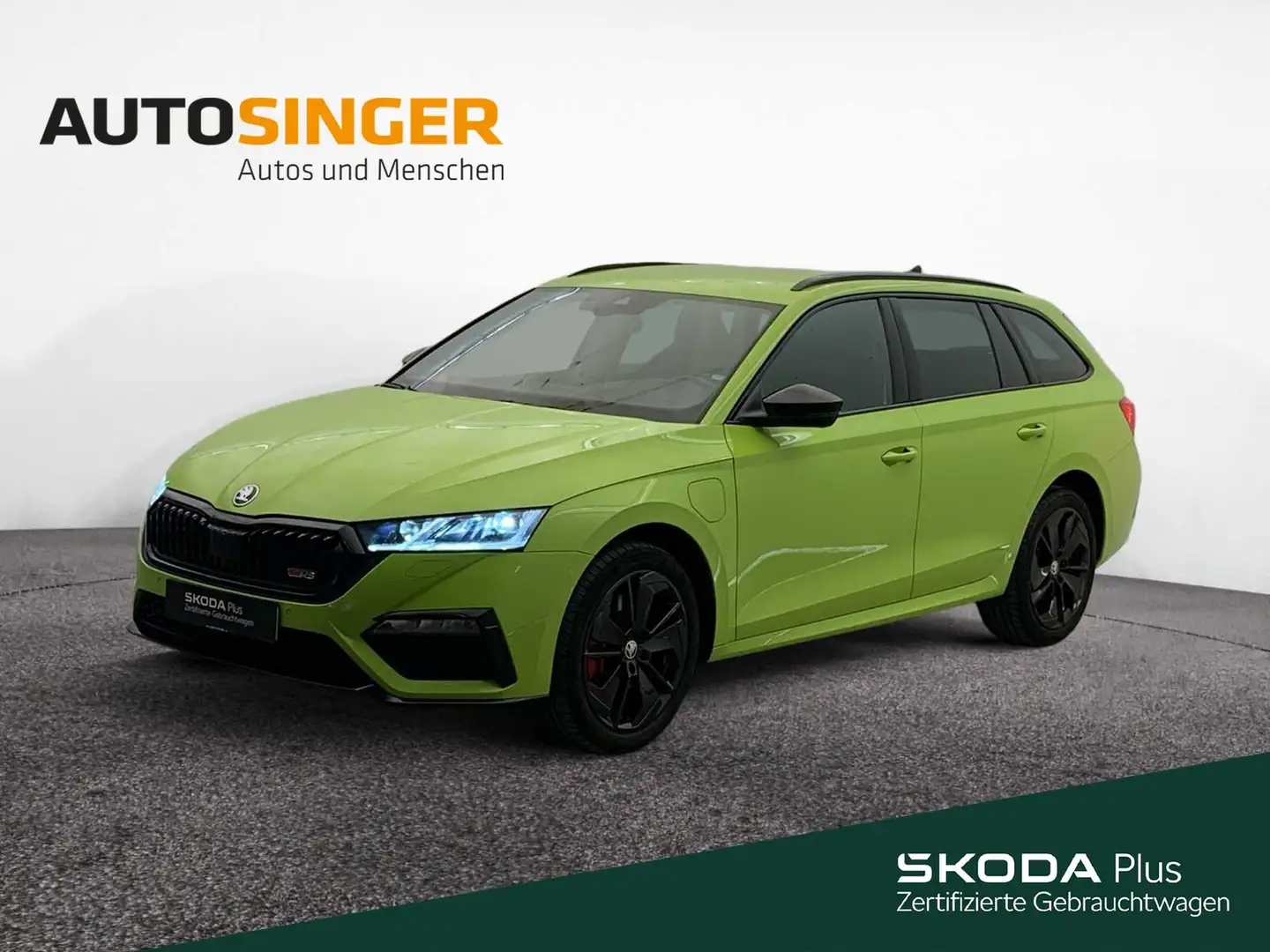 Skoda Octavia Combi RS iV 1.4 TSI e DSG *MATRIX*GRA* zelena - 1