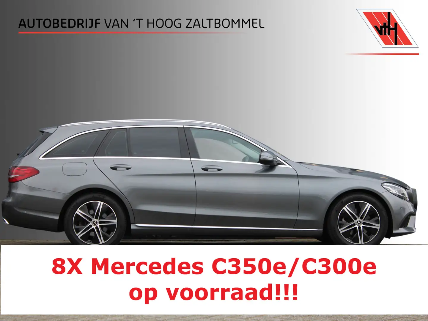Mercedes-Benz C 200 Estate AUT9 184pk Business Solution Avantgarde TRE Grijs - 1