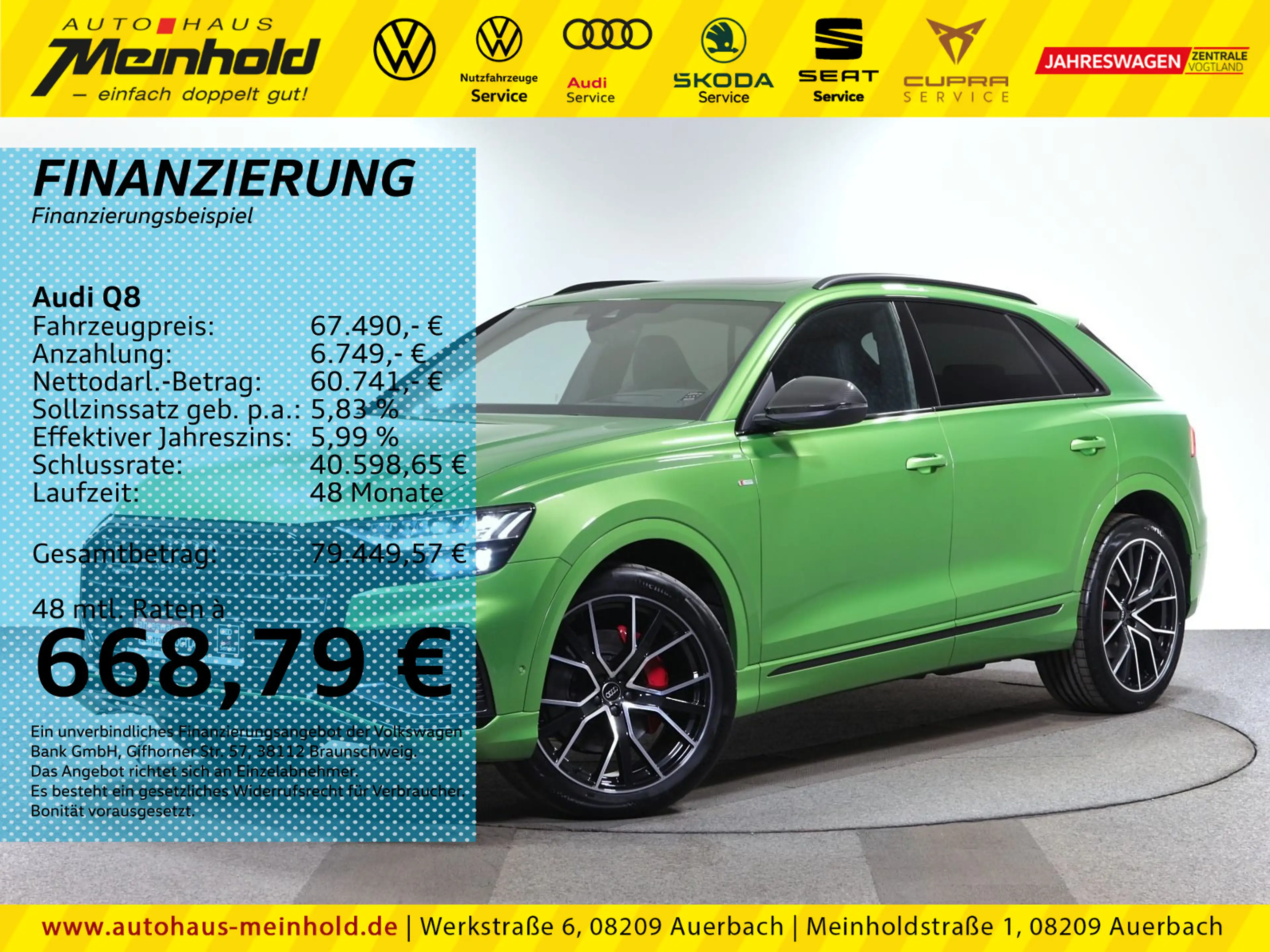 Audi Q8 50 TDI quattro Competition Plus, 22", Standh,