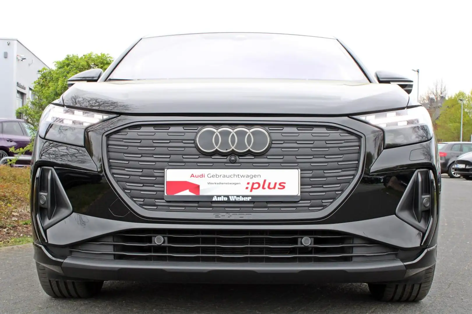 Audi Q4 e-tron Sportback 55 qu edition S LINE AHK NAV Schwarz - 2