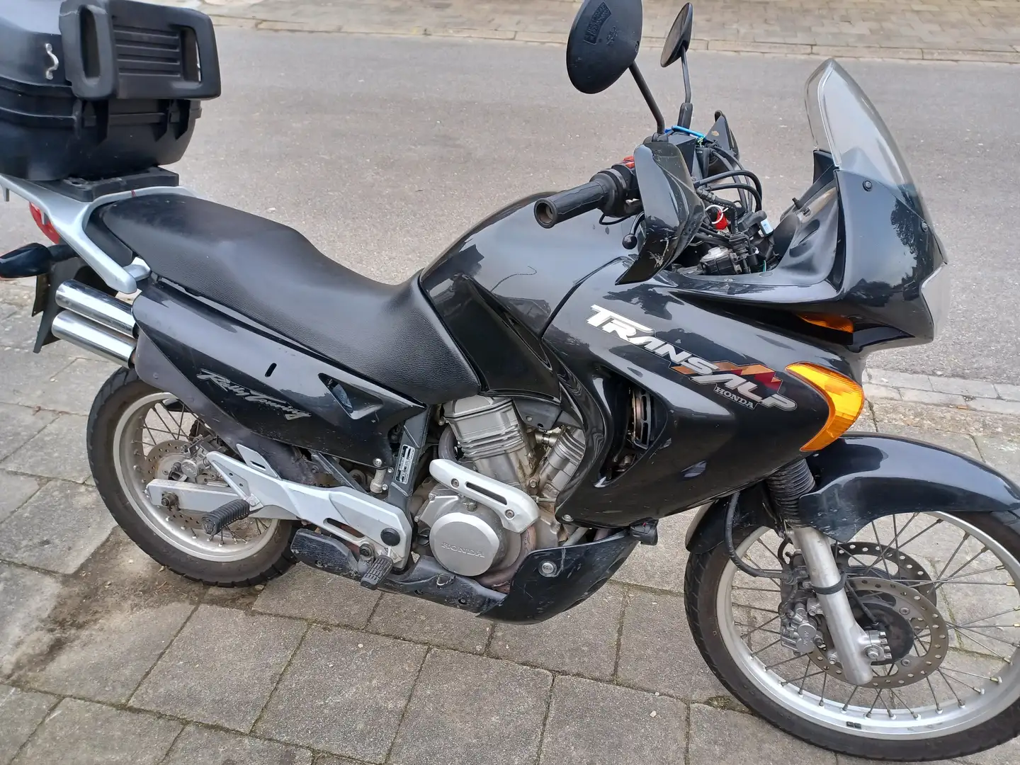 Honda Transalp 650cc Negru - 1