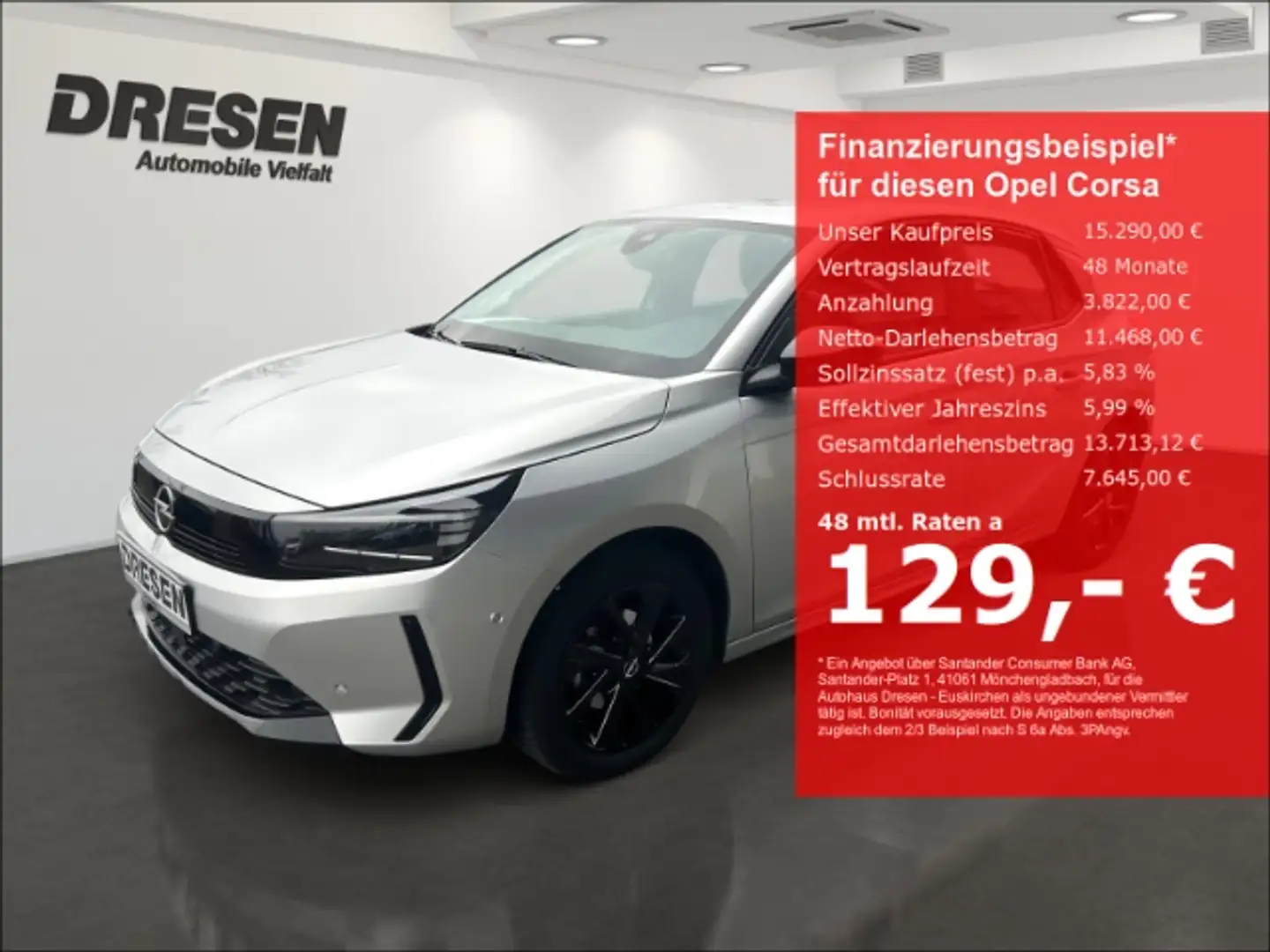 Opel Corsa F 1.2 Allwetterreifen/Sitzheizung/Carplay/Rückfahr Argent - 1