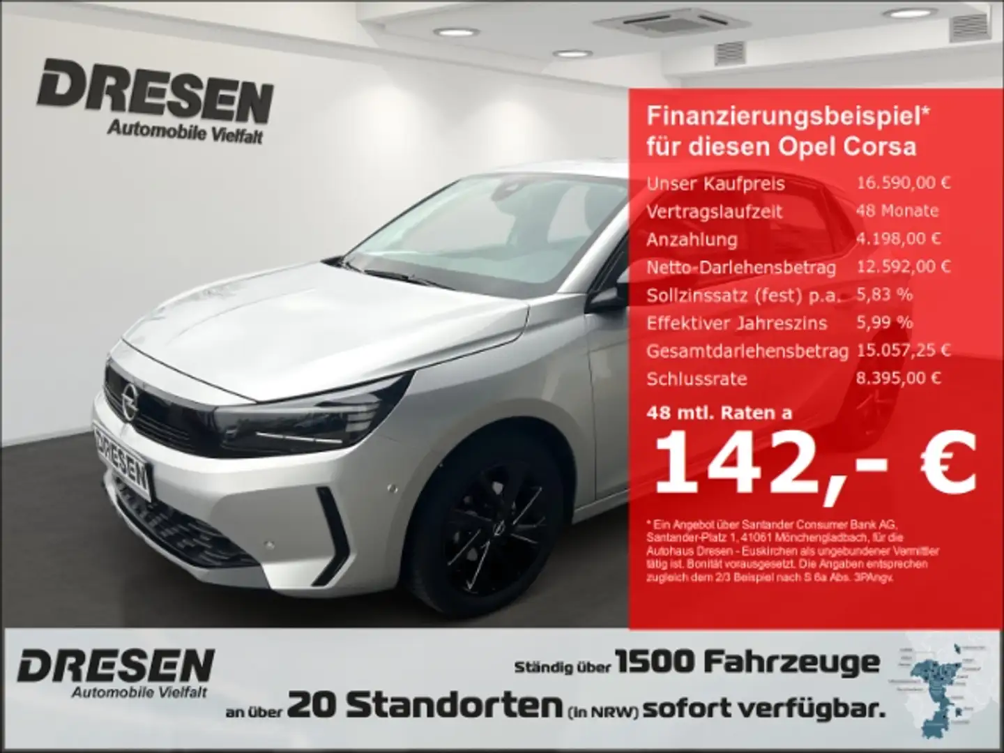 Opel Corsa F 1.2 Allwetterreifen/Sitzheizung/Carplay/Rückfahr Zilver - 1