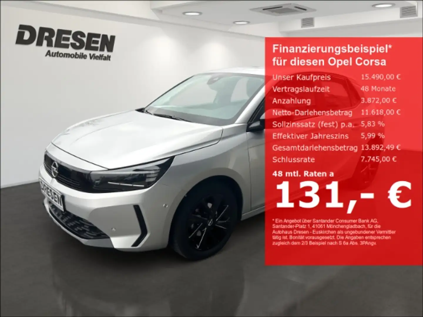 Opel Corsa F 1.2 Allwetterreifen/Sitzheizung/Carplay/Rückfahr Argent - 1