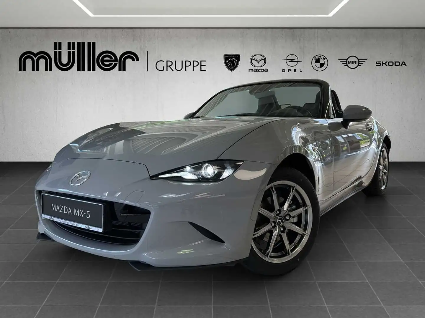Mazda MX-5 G 132 PS 6MT RWD EXCLUSIVE Gris - 1