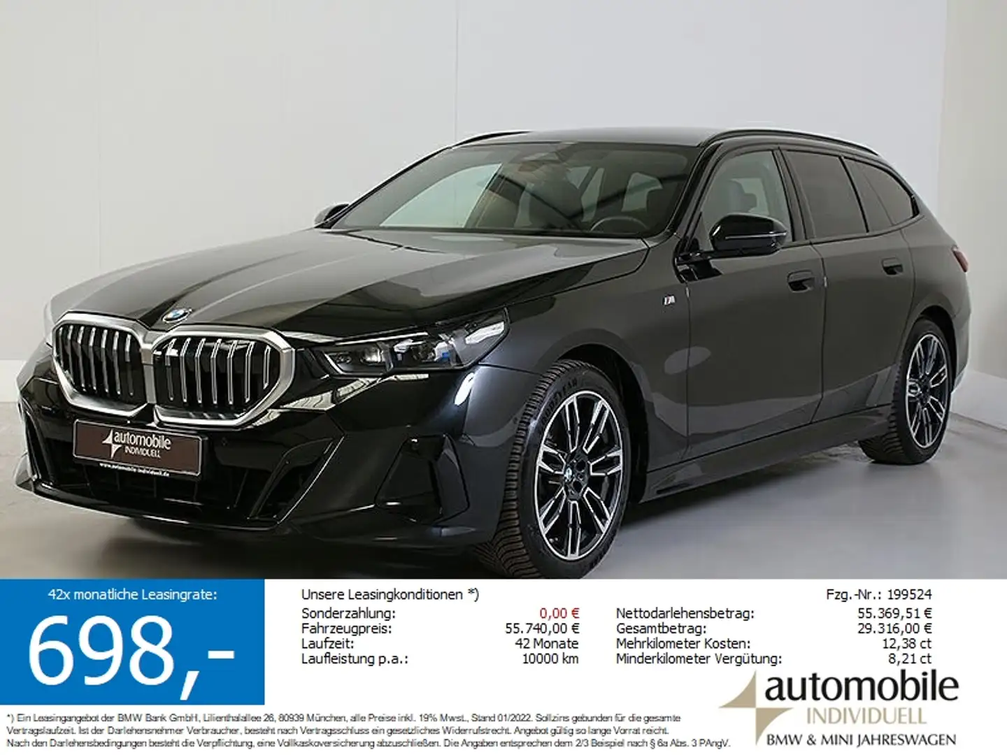 BMW 520 d AT xDr M Sportpaket AHK Widescreen Standh A Schwarz - 1