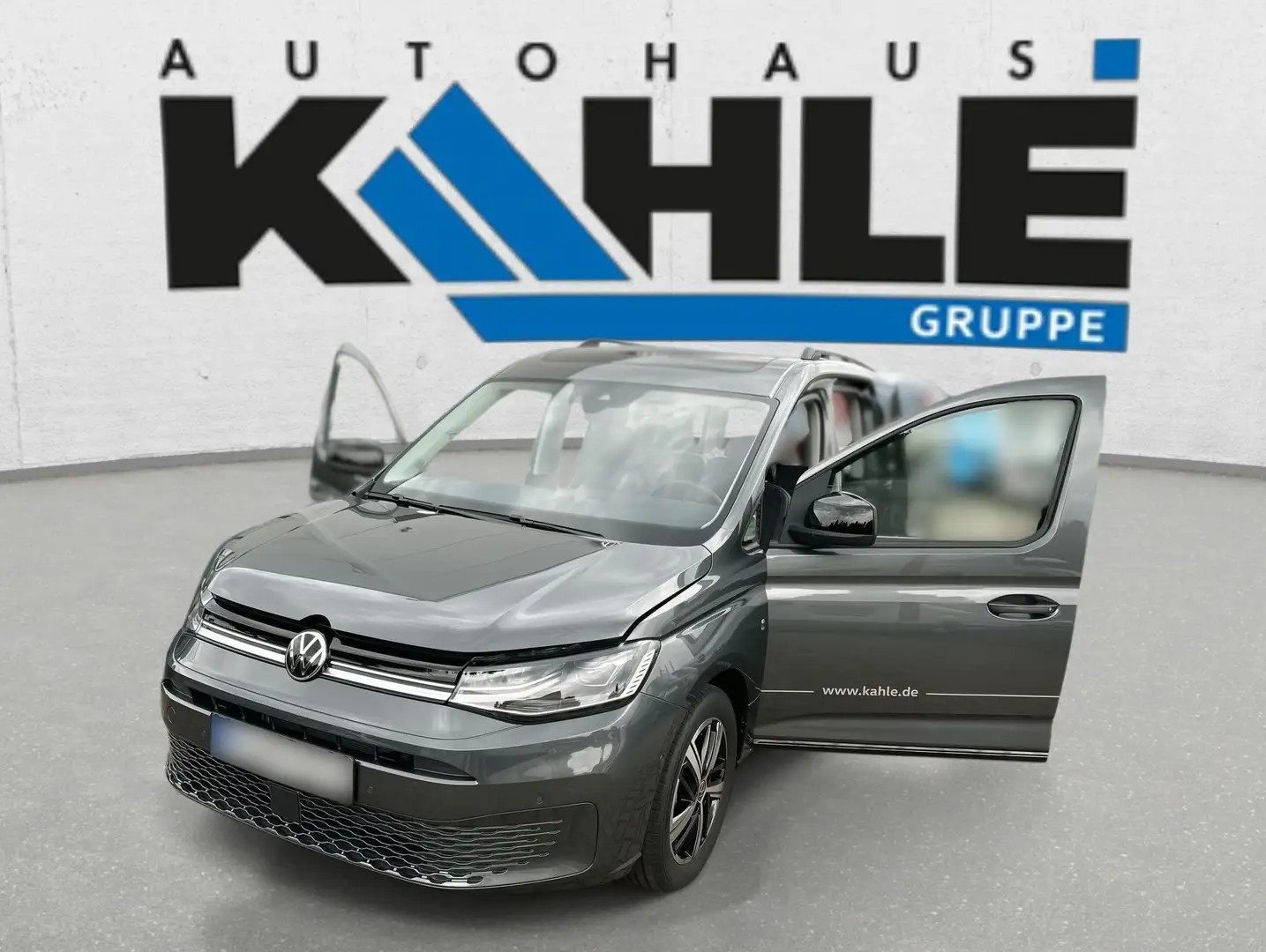 Volkswagen Caddy 2.0 TDI DSG Life CarPlay Pano ACC AHK LED Gris - 1