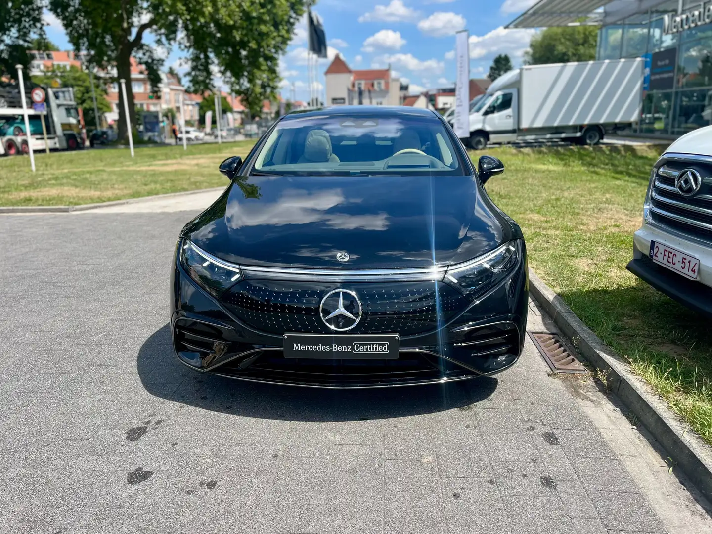 Mercedes-Benz EQS EQS 107.8 kWh 580 4-Matic AMG Line Zwart - 2