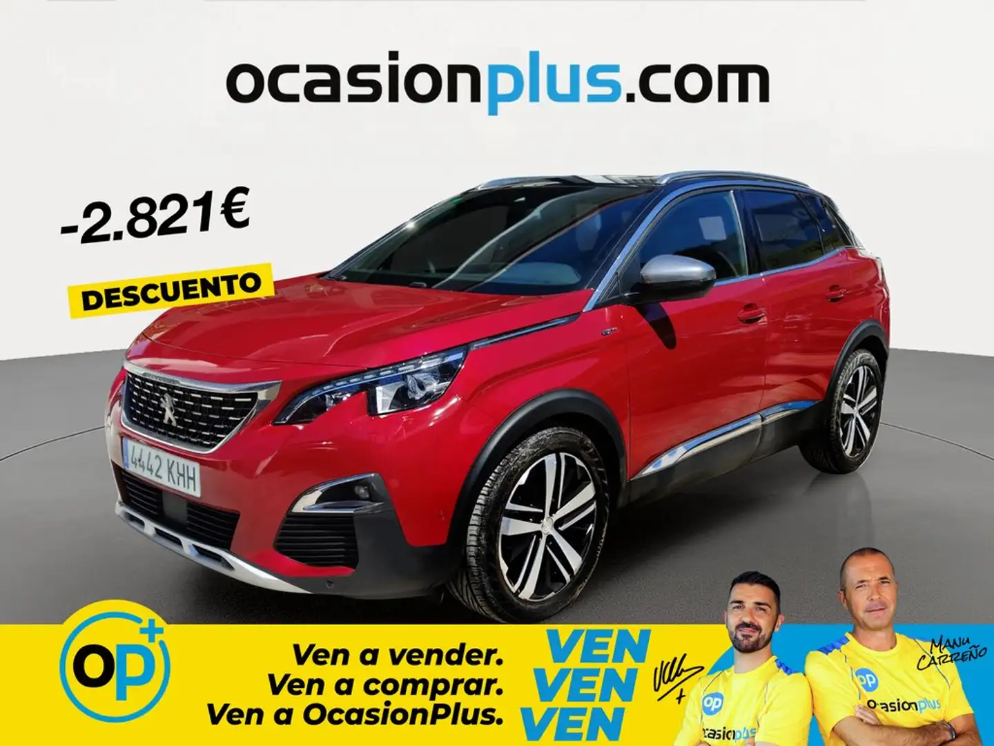 Peugeot 3008 2.0BlueHDi GT S&S EAT6 180 Rojo - 1