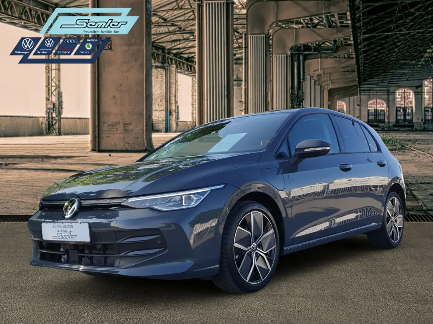 Volkswagen Golf VIII 1.5 TSI Life eHybrid DSG MATRIX KESSY Grau - 2