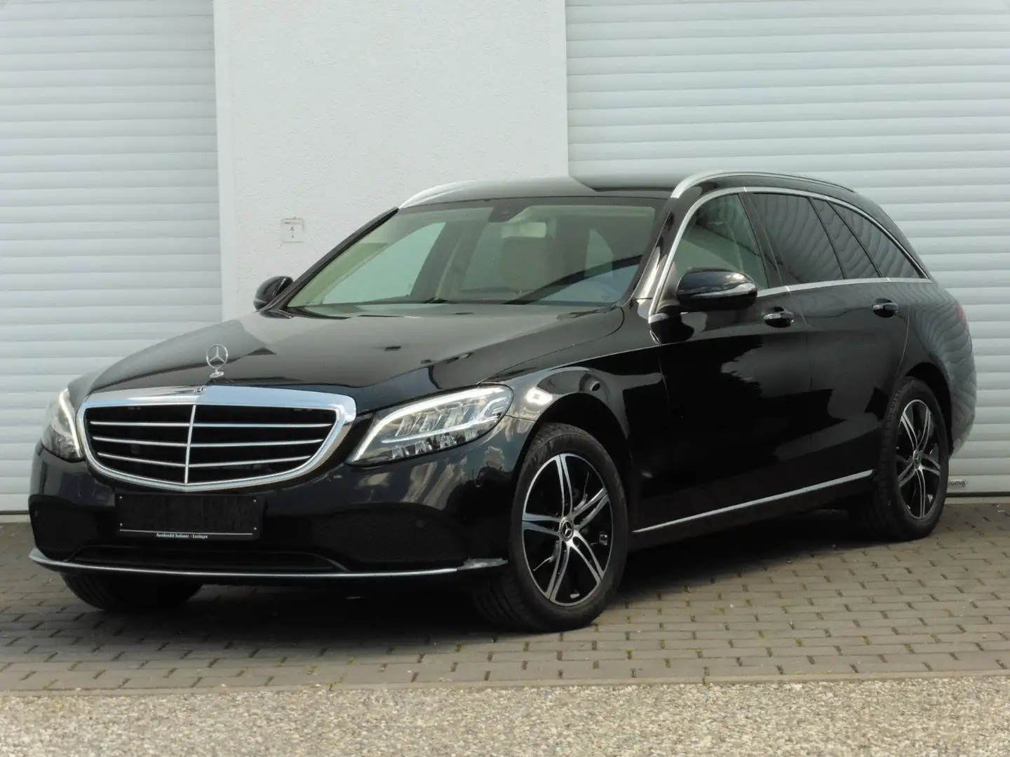 Mercedes-Benz C 220 d T 9G 4MATIC Exclusive Leder LED Navi RFK Nero - 1