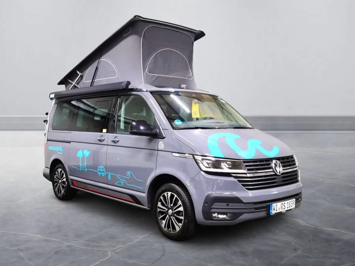 Volkswagen T6.1 California Beach Edition StHz, Markise, Aufst Grau - 1