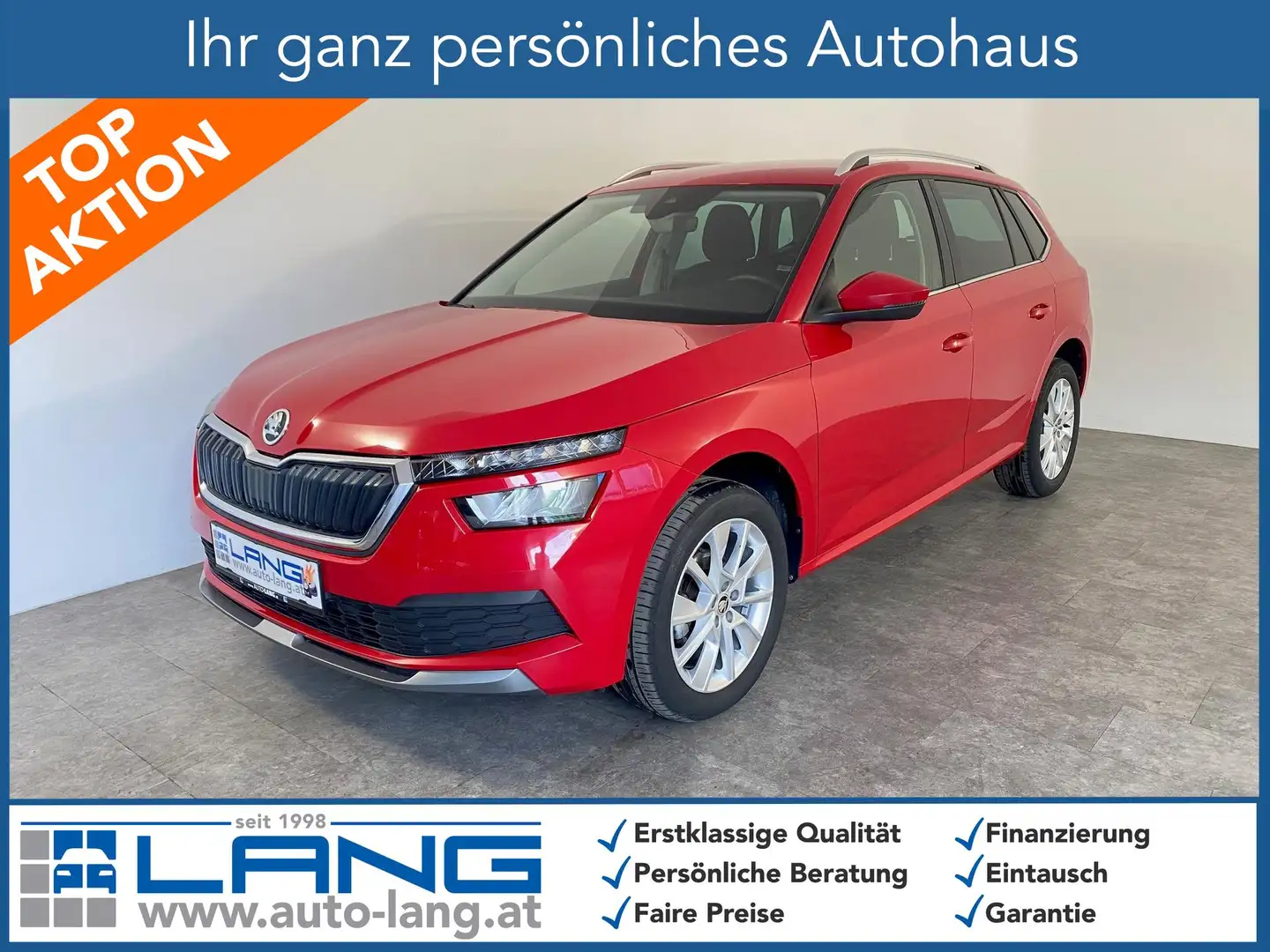 Skoda Kamiq 1.0 TSI Ambition LED*RÜCKFAHRKAMERA*SMART LINK ... Rot - 1
