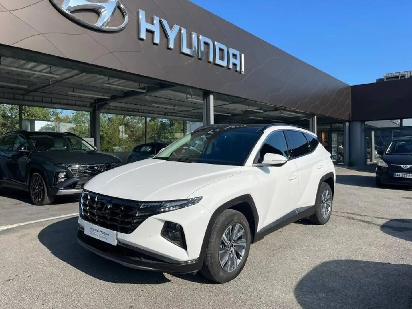 Hyundai TUCSON 1.6 T-GDi 230ch Hybrid Creative BVA6 Blanc - 1