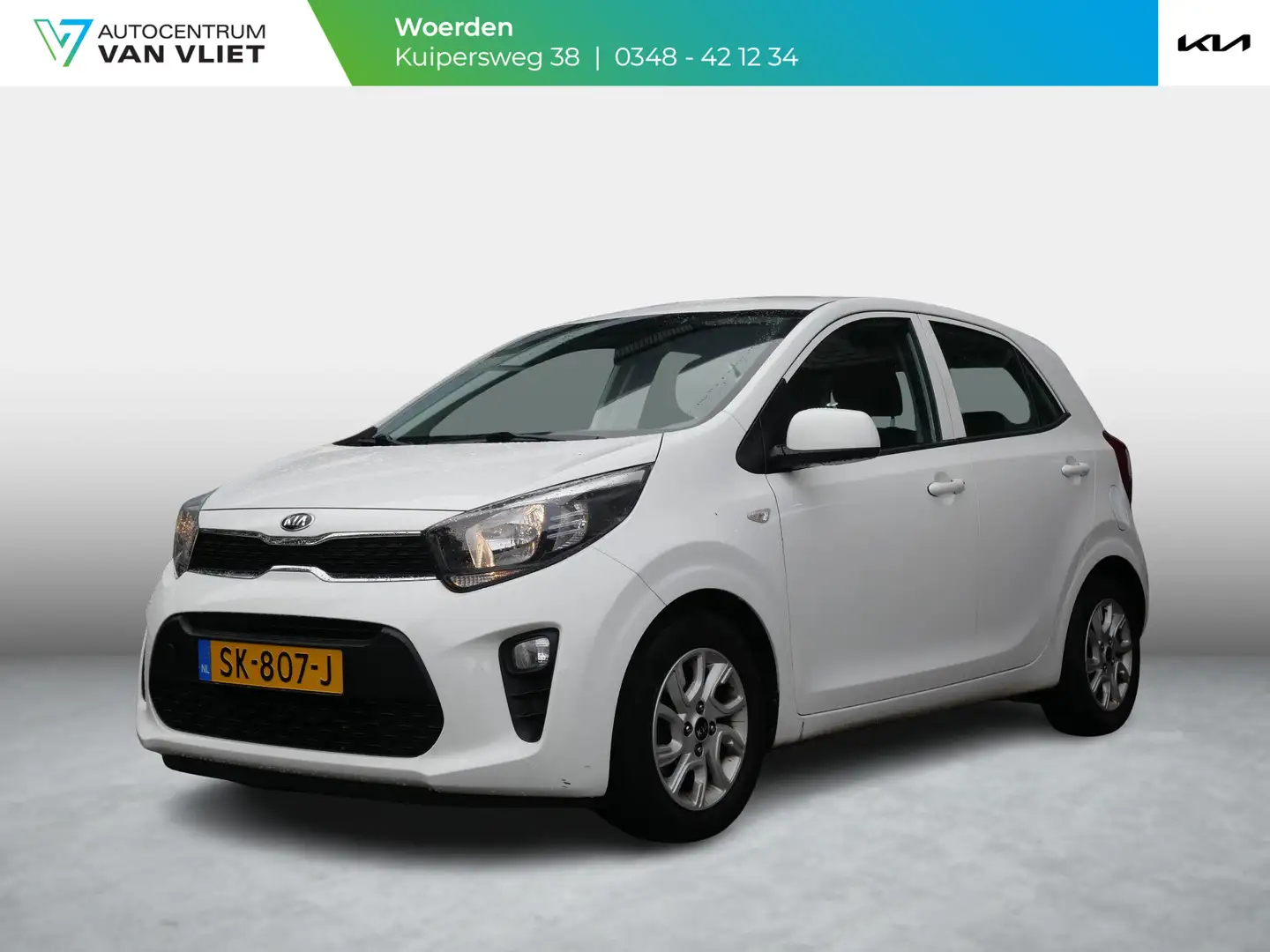 Kia Picanto 1.0 CVVT Dynamicline | Camera | airco | Carplay | Wit - 1