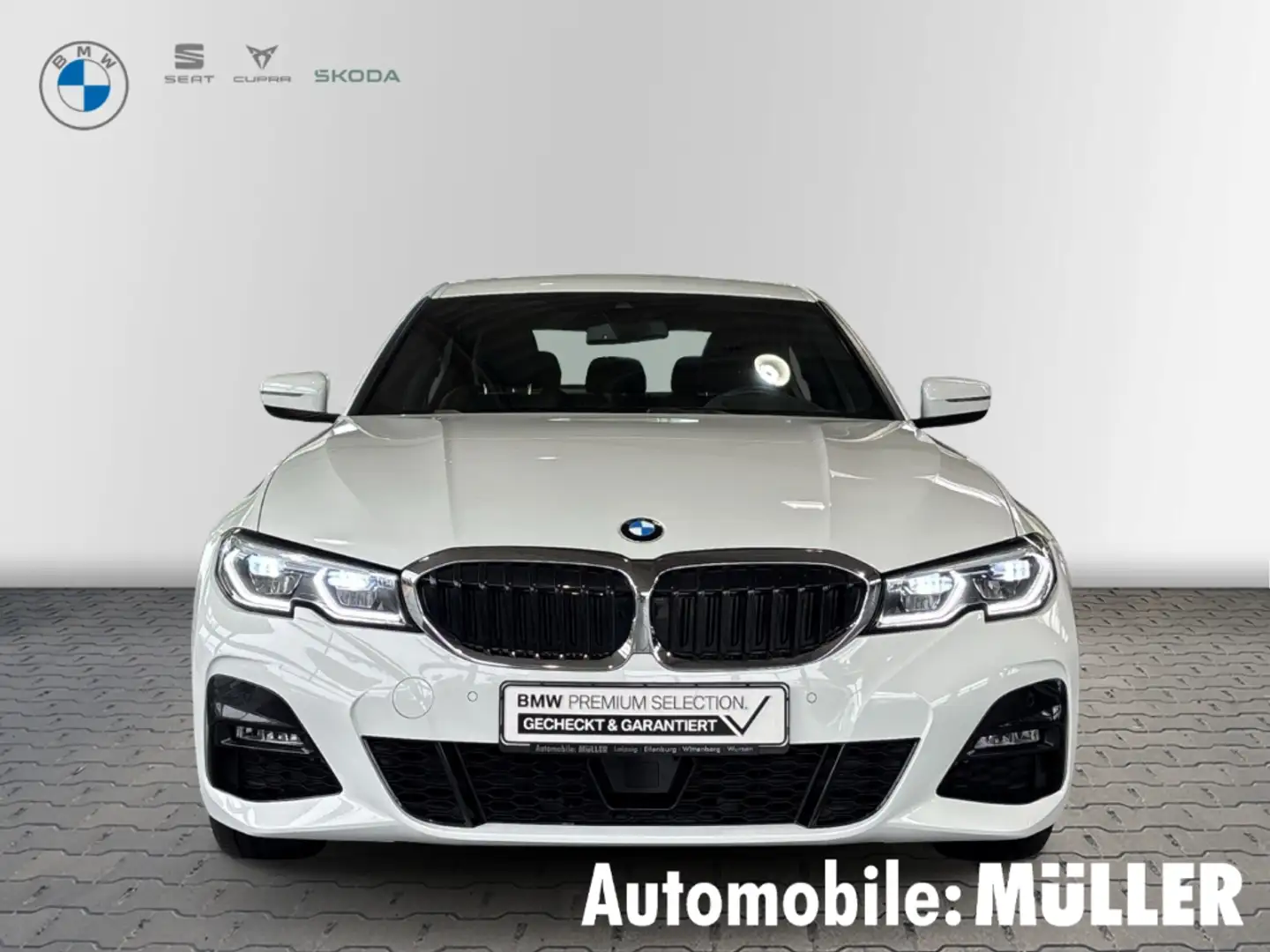 BMW 320 i M Sport Limousine Laserlicht H&K HUD Navi Digita Weiß - 2