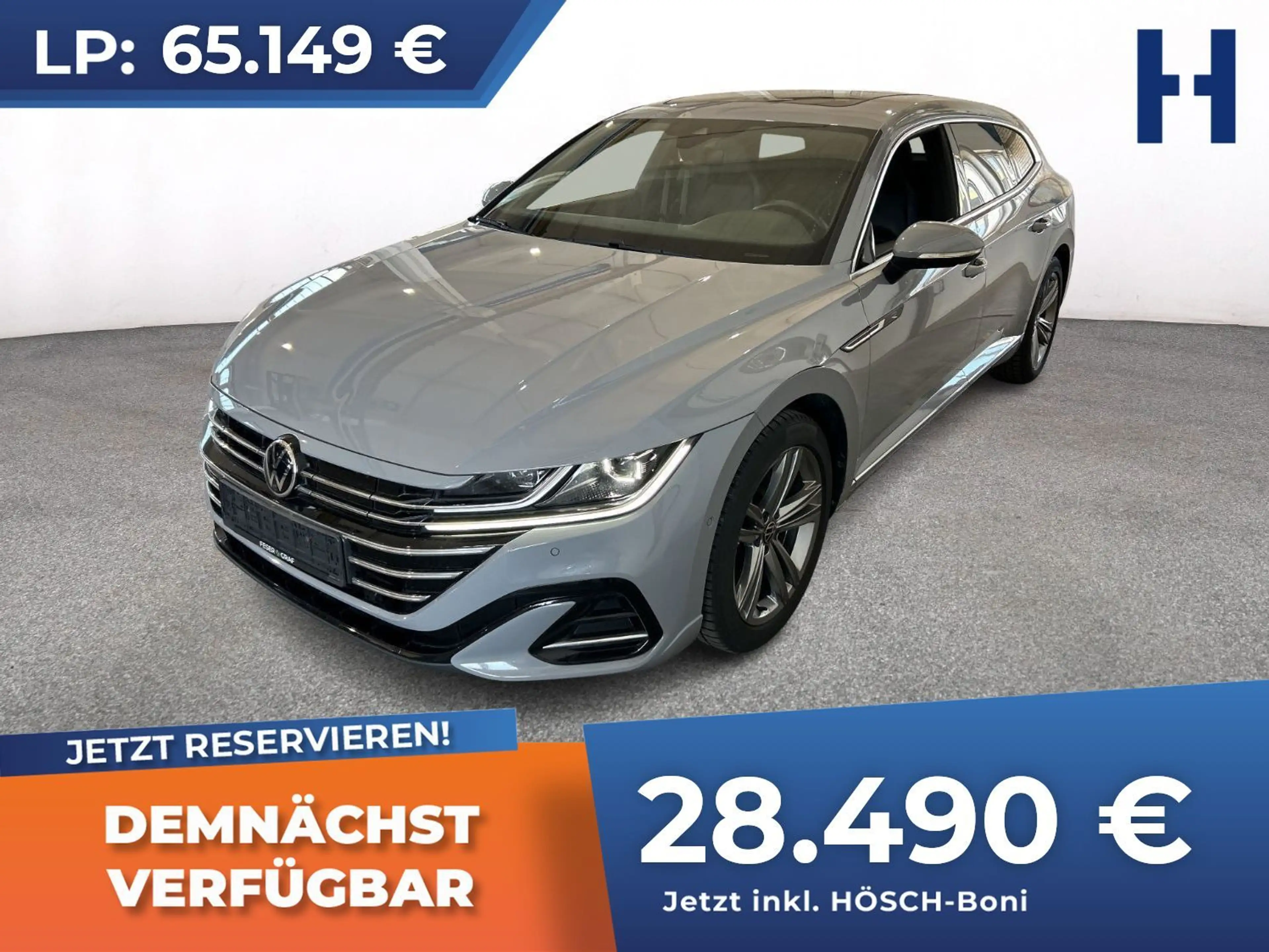 Volkswagen Arteon SB R-Line eHybrid 19" HEAD-UP PANO LEDER -56%
