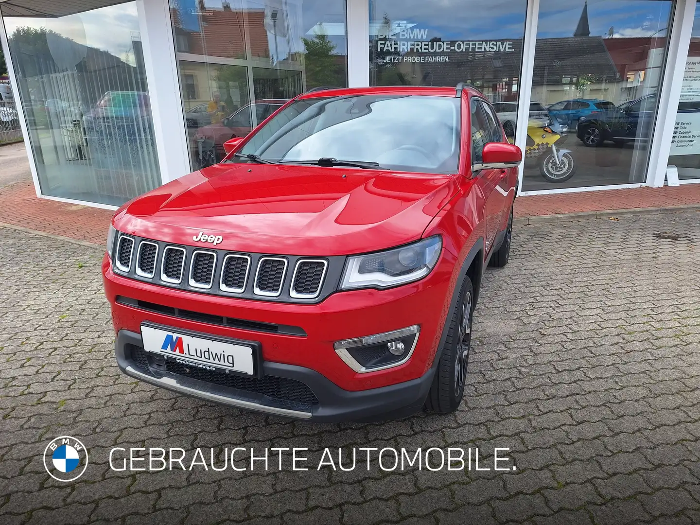 Jeep Compass Limited 4WD DAB RFK Parkassistent Klima Rouge - 1