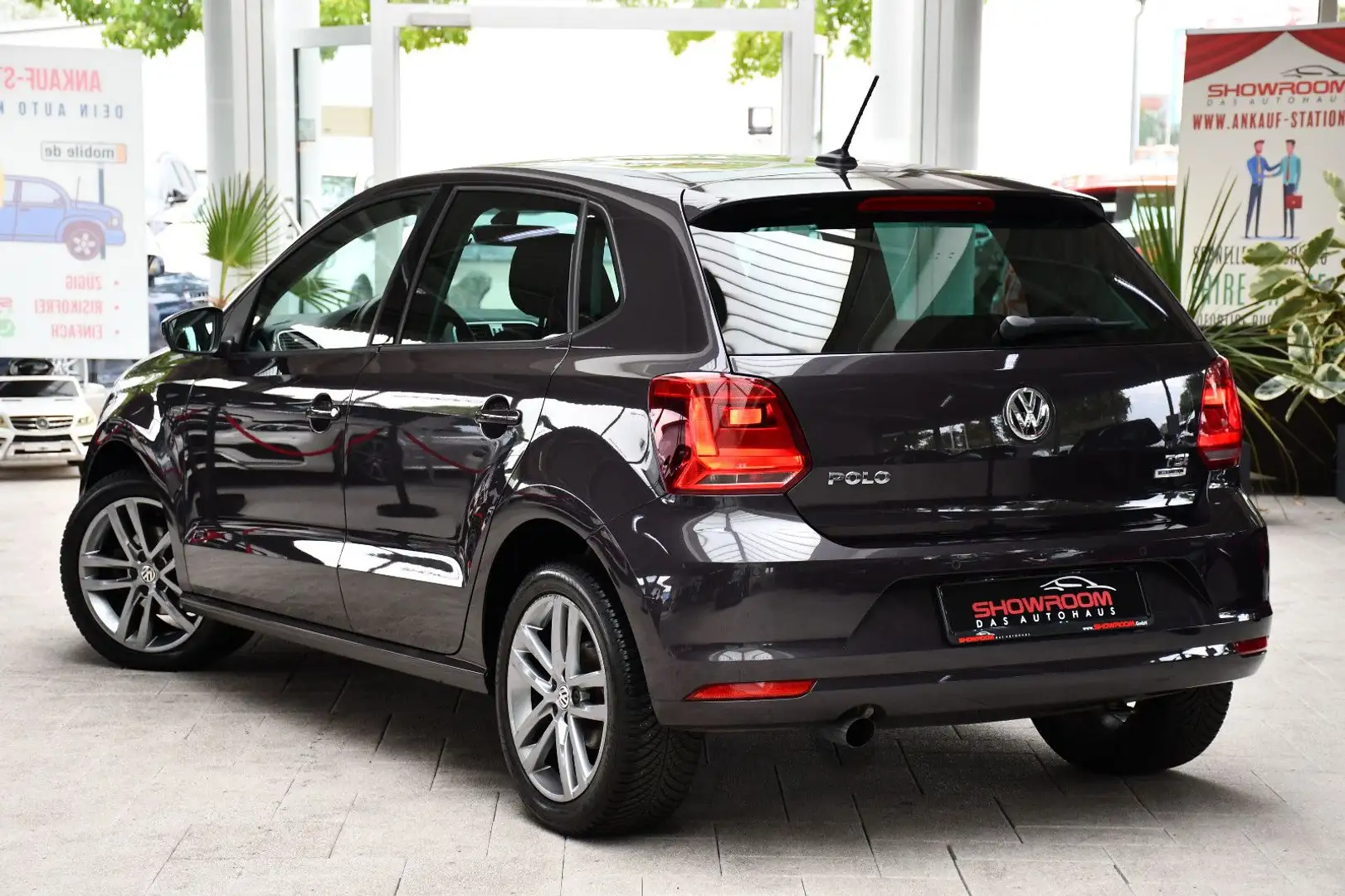 Volkswagen Polo V Lounge DSG ACC Navi Shz BMT 1.Hand Gris - 2