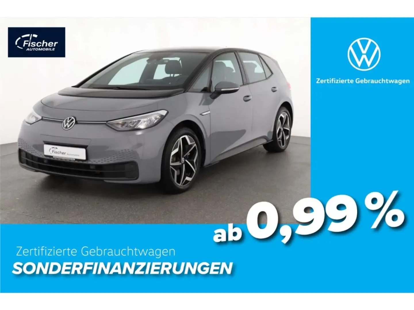 Volkswagen ID.3 Elektro Pro Performance 58 kWh NAV/LED/ACC Grau - 1