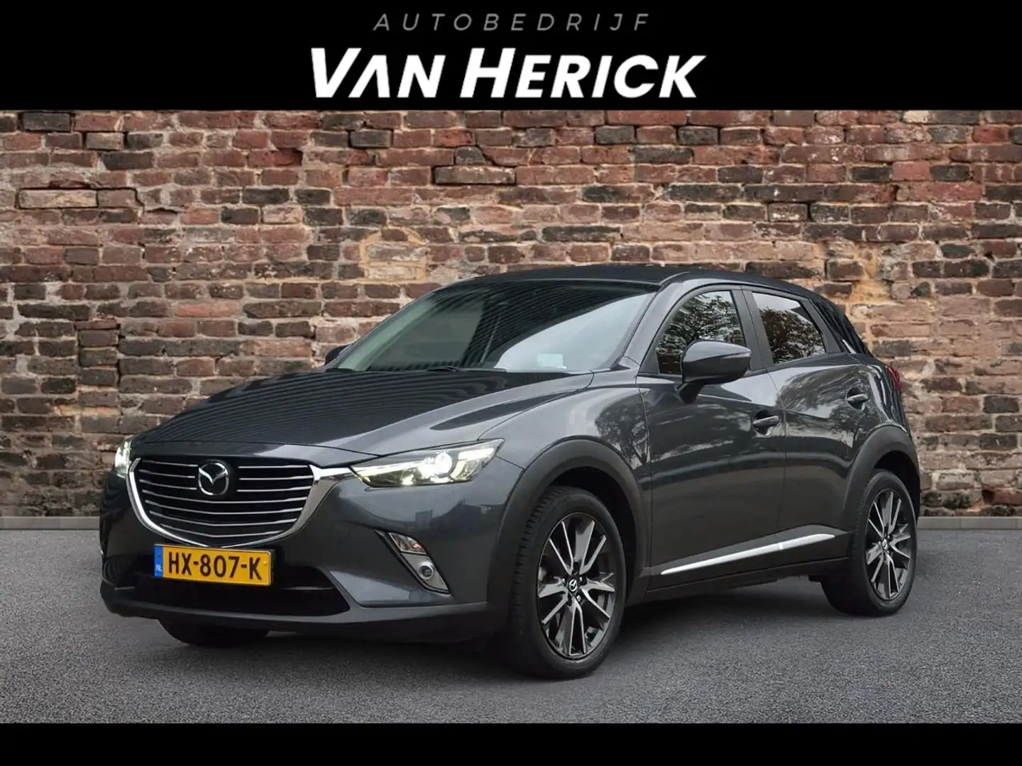 Mazda CX-3 2.0 SkyActiv-G 120 GT-M | Leder | Cruise | Navi | Grijs - 1