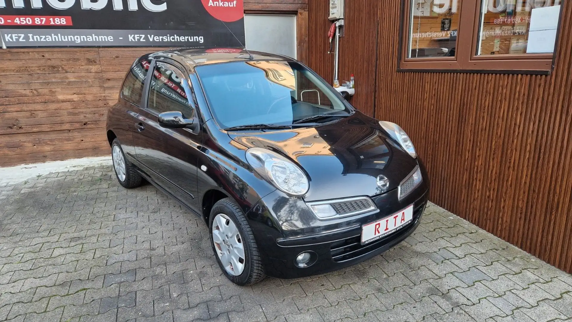 Nissan Micra 1.2 Automatik, Klima, PDC, Isofix Zwart - 1