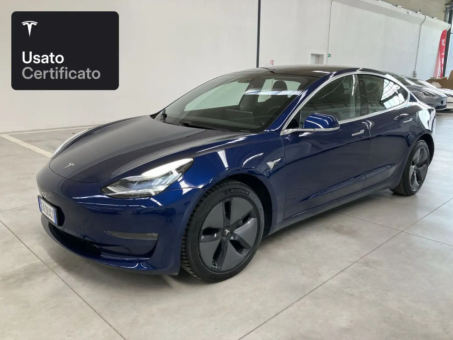 Tesla Model 3 Long Range AWD Blau - 1