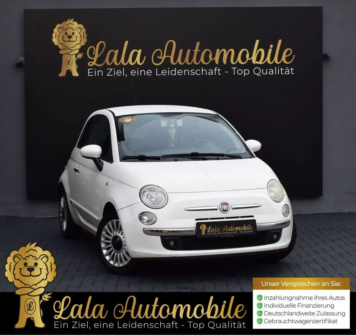 Fiat 500 Sport 1.2 KLIMAAUTOMATIK SPORTSITZE TEILLEDE Wit - 1
