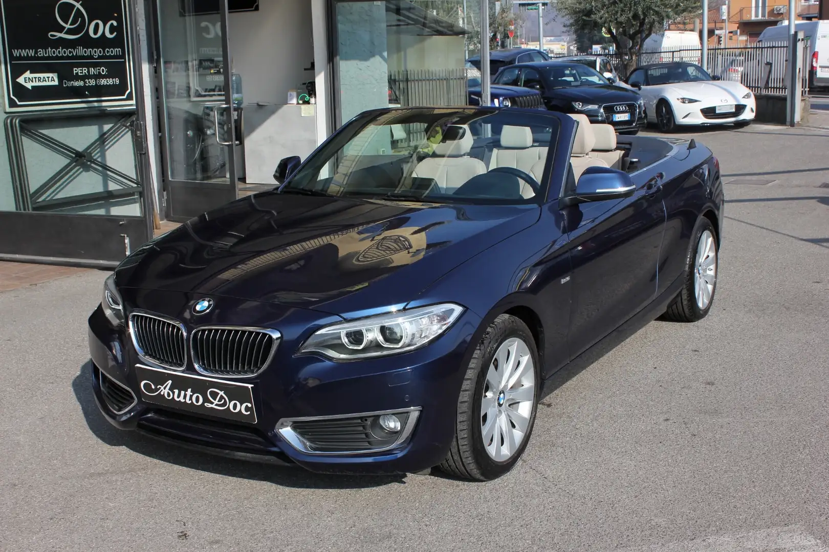 BMW 220 d CABRIO LUXURY STEPTRONIC SPORT Blu/Azzurro - 1