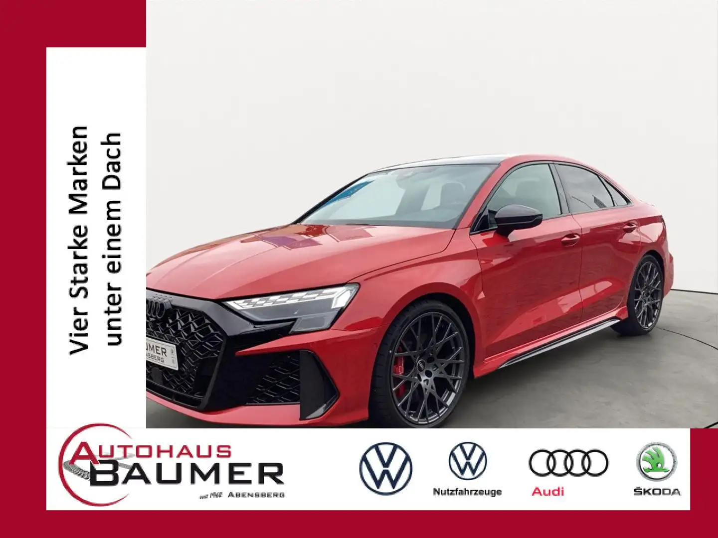 Audi RS3 RS 3 2.5 TFSI quattro Vollausstattung Sportpaket Rot - 1
