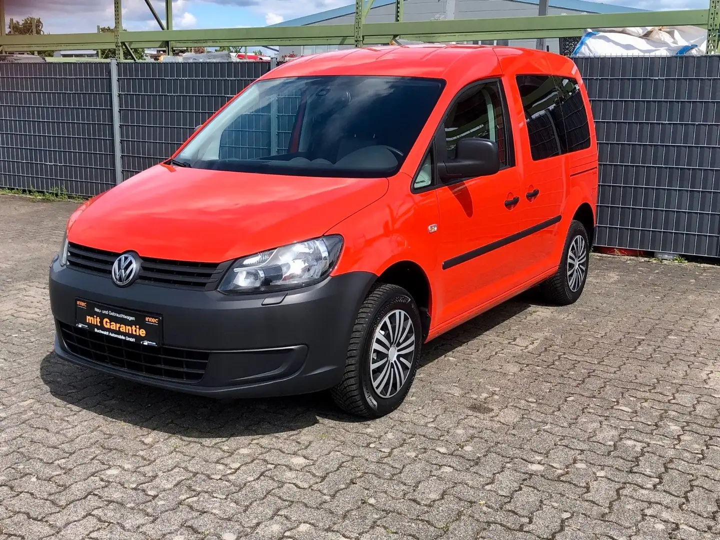 Volkswagen Caddy 1.2 TSI Kombi Trendline 5-Sitzer Klima Orange - 1