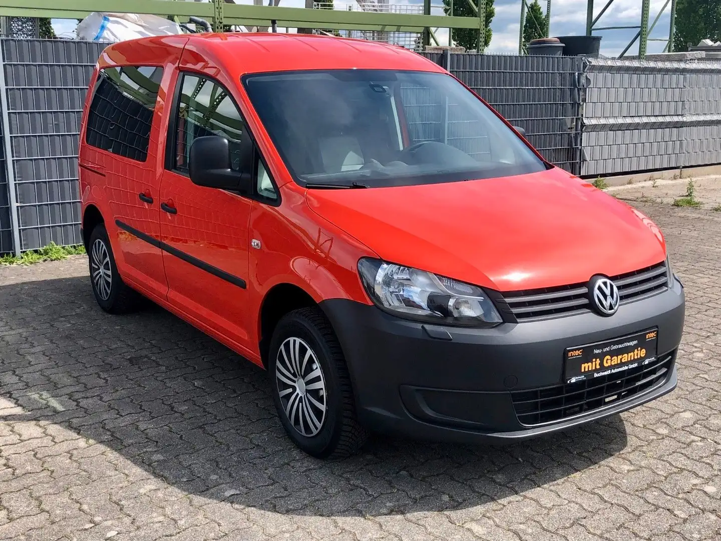 Volkswagen Caddy 1.2 TSI Kombi Trendline 5-Sitzer Klima Orange - 2