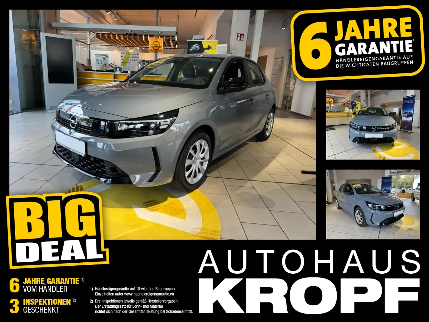 Opel Corsa F 1.2 Turbo Edition LED+SHZ+Fernlichtass. Grijs - 1