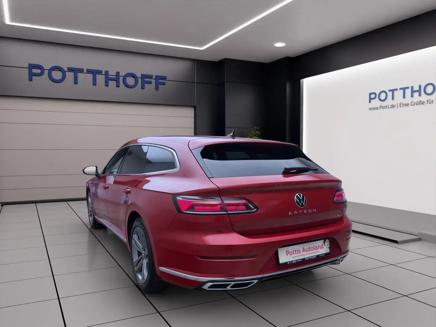 Volkswagen Arteon 2.0 TDI DSG 4M R-LINE PANO Rouge - 2