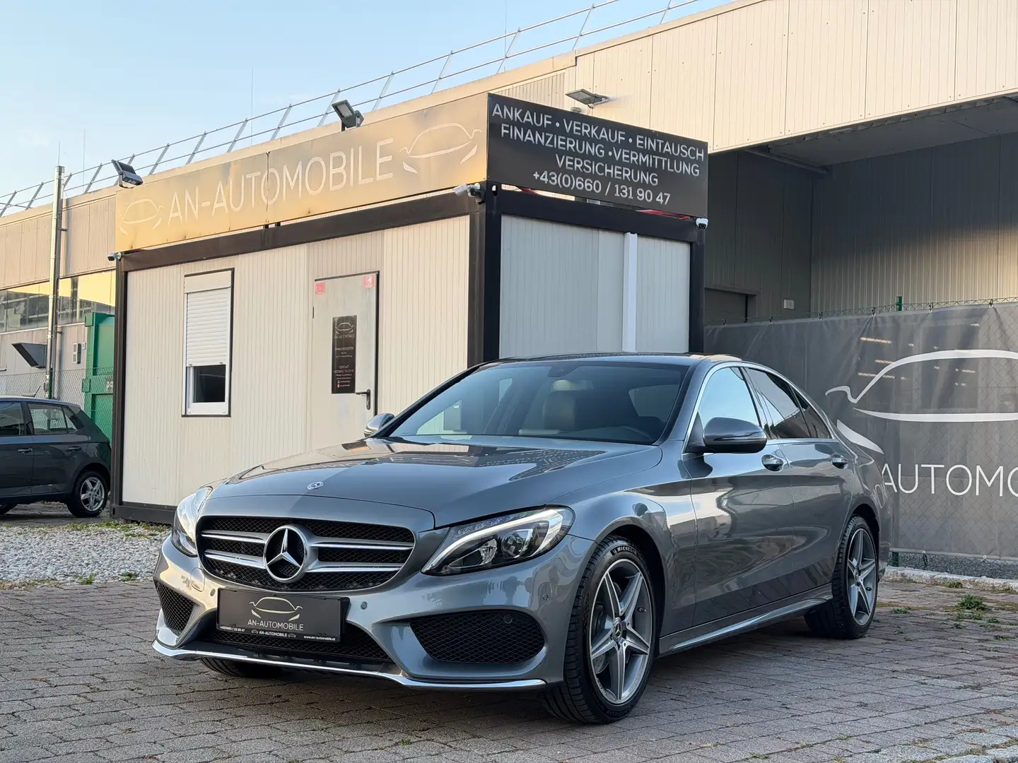 Mercedes-Benz C 220 d 4Matic Aut. AMG-Line Finanzierung möglich Grau - 1