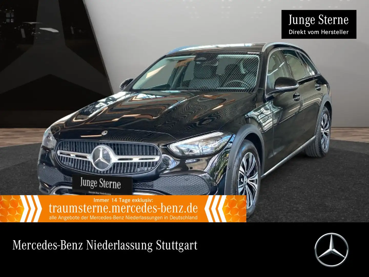 Mercedes-Benz C 220 d T 4M AVANTG+AHK+LED+KAMERA+KEYLESS+9G Schwarz - 1